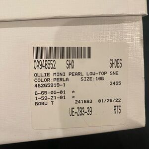 Stewart Weitzman multi pearl low top sneaker!